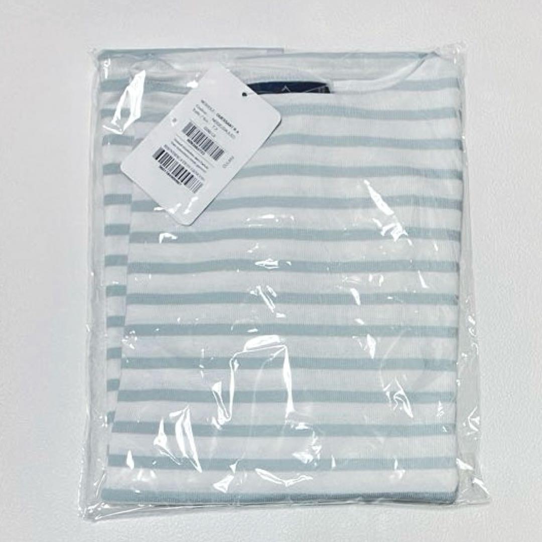 セントジェームス　ウェッソンボーダー 白　ガリレオブルー　T3