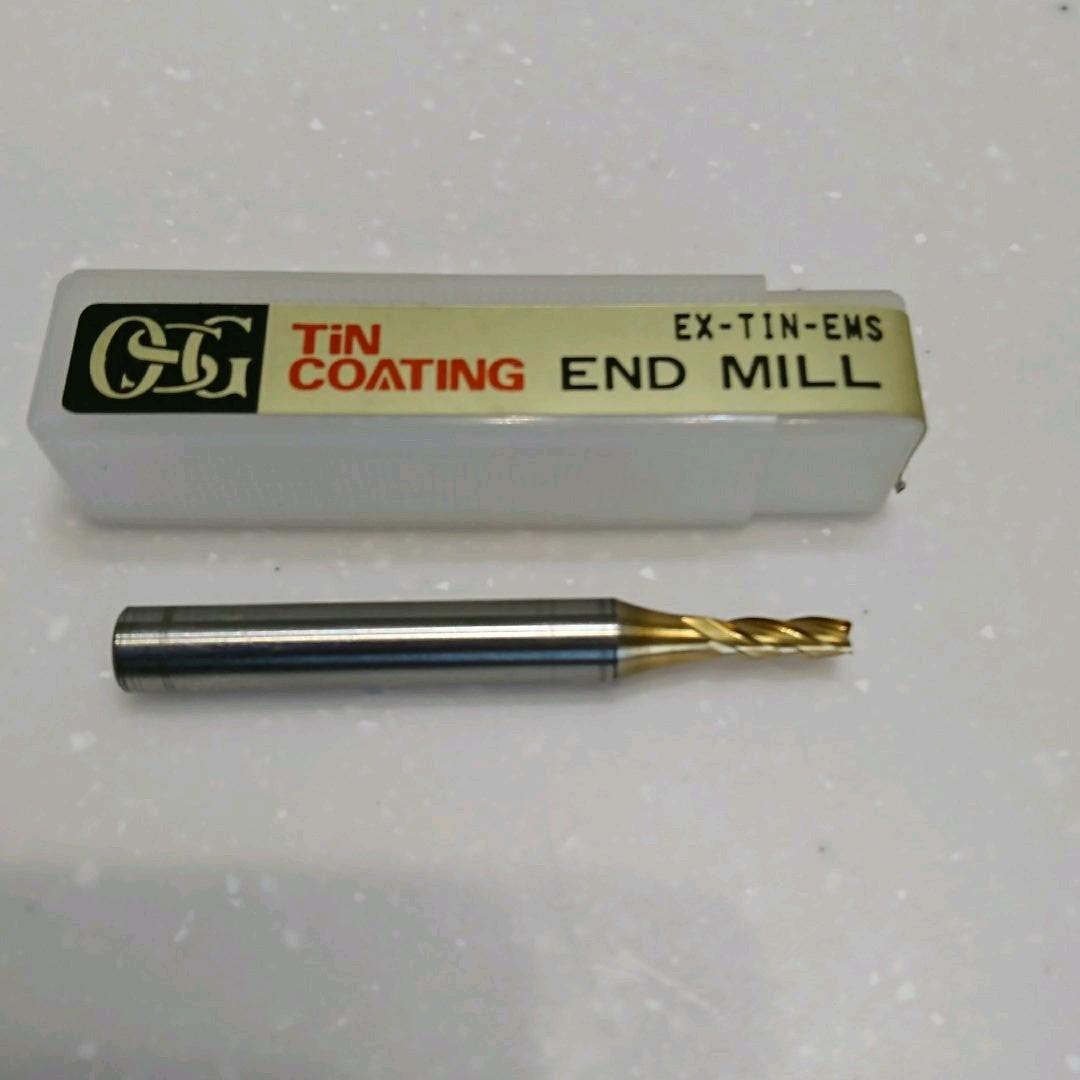 OSG EX-TIN-EMS ф3 (４枚刃) ８本  エンドミル