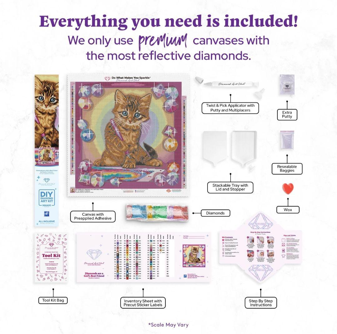 ダイヤモンドアートクラブ DAC キット 猫
