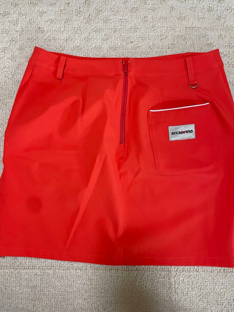 新品未使用　archivio オレンジスカート40