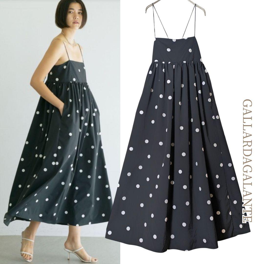 ガリャルダガランテ／定価4万円 田中みな実さん着用 ドットキャミドレスワンピース