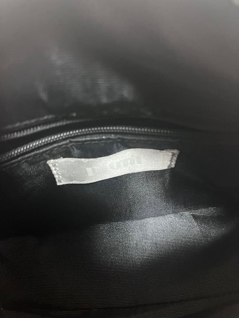 pium ピウム モノグラムミニボストンバッグ ブラック