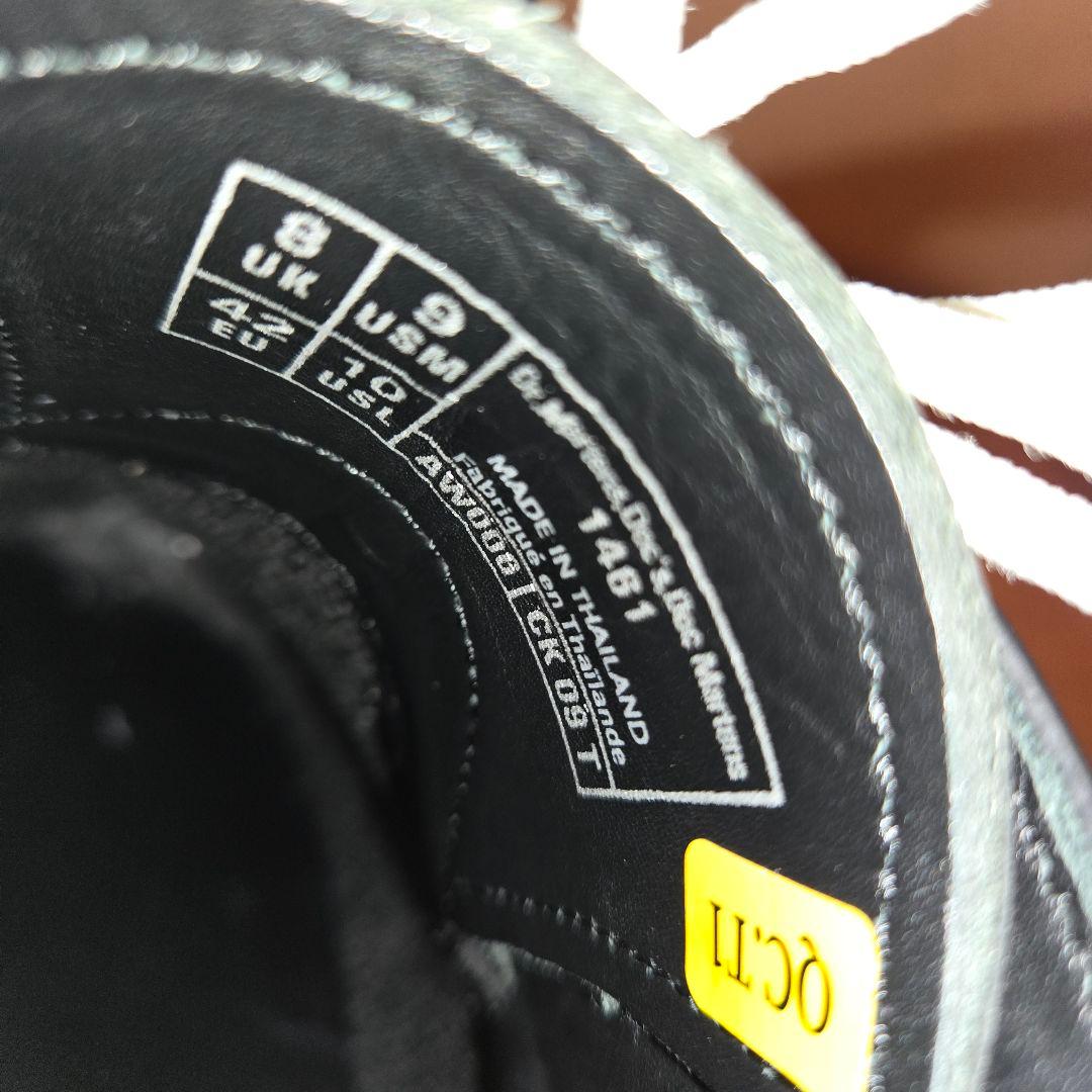 ドクターマーチン 3ホール 1461 ホワイトステッチ 8UKサイズ