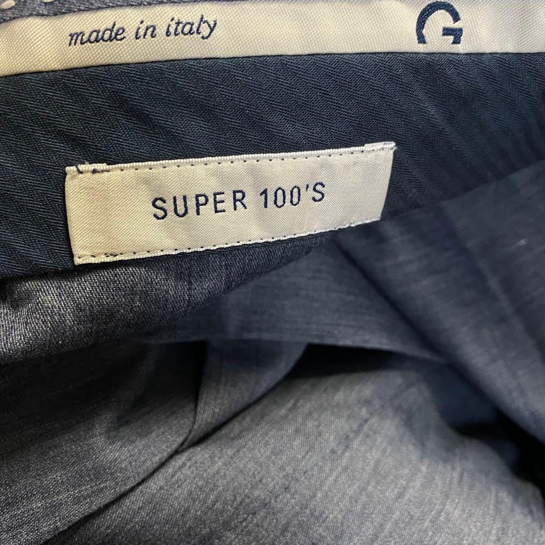 GERMANO PER BEAMS F SLIM 1プリーツスラックス 48