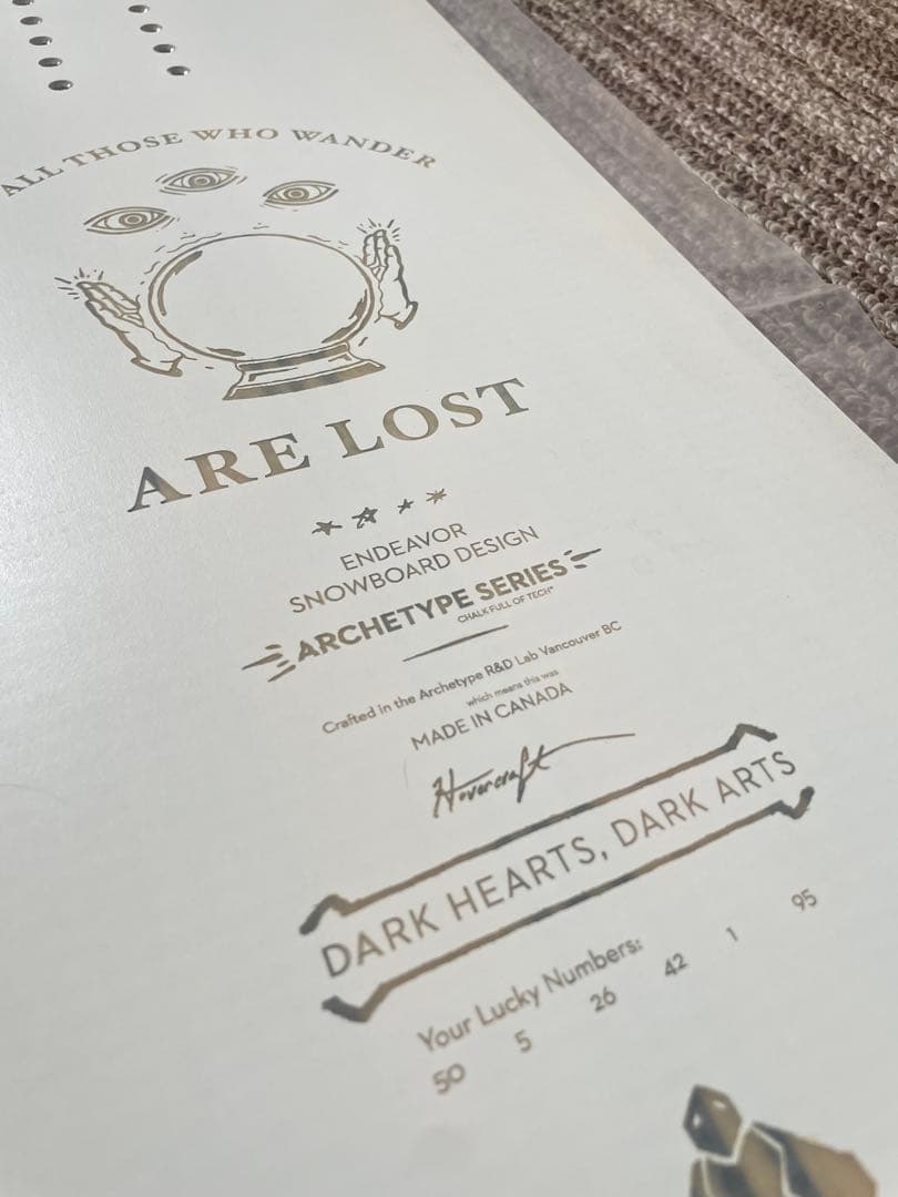 【新品限定品】Endeavorboards Archetype156cm