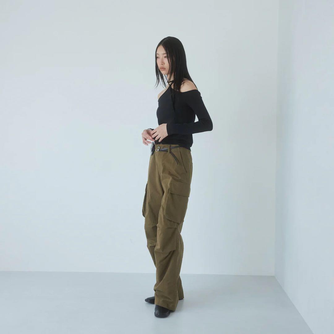 a♡様　　カーゴツイルボリュームパンツ