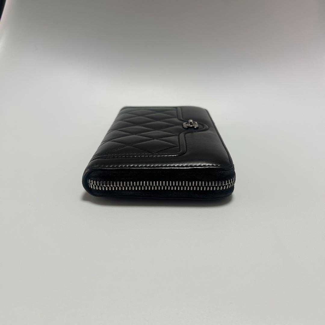 CHANEL シャネル 長財布 マトラッセ ターンロック ラウンドファスナー