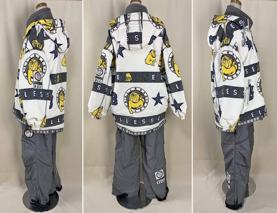 ELLESSE ITALY スノーボード&スキーウェア上下セットMサイズ 美品