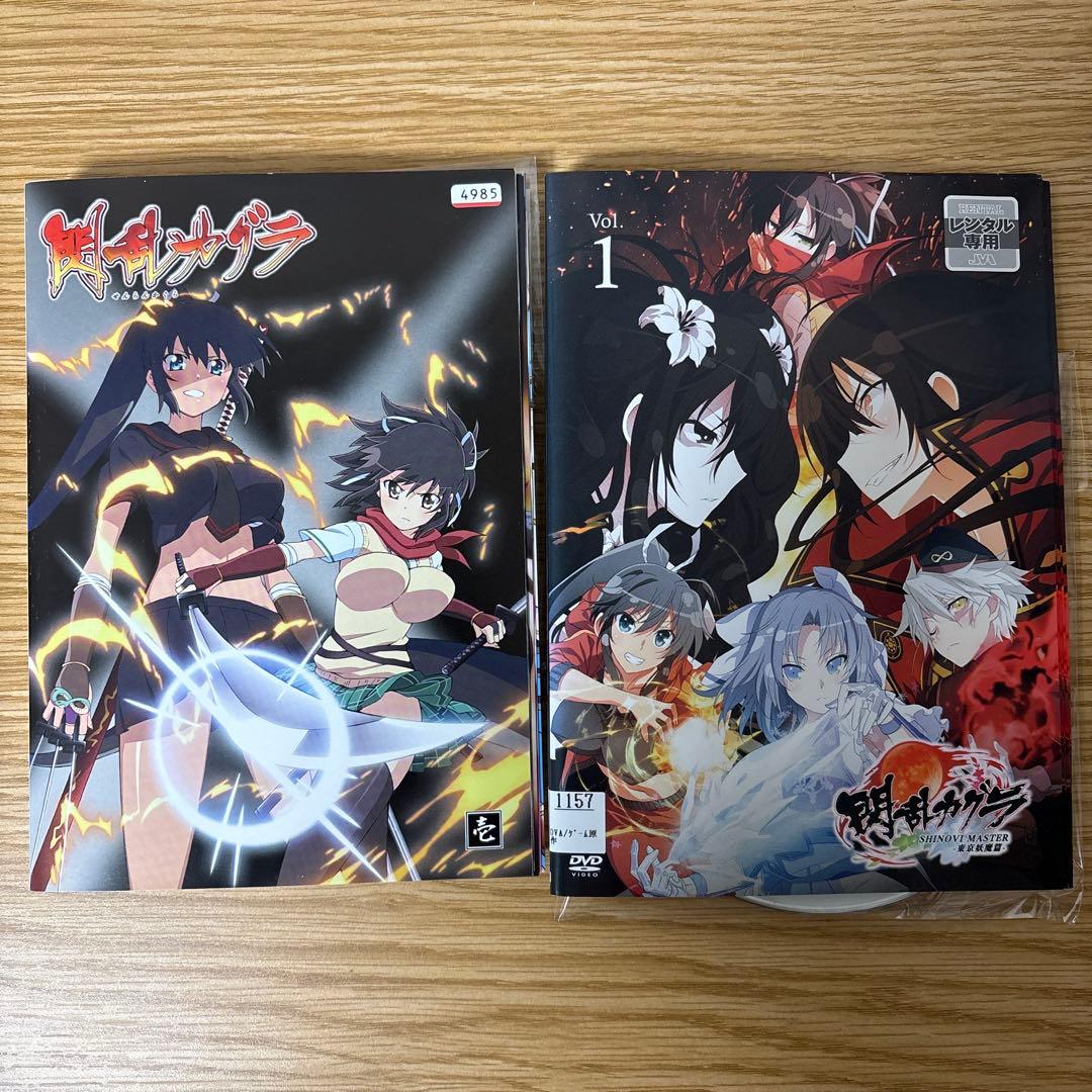 閃乱カグラ 全6巻＋SHINOVI MASTER東京妖魔篇 全6巻 DVD 全巻