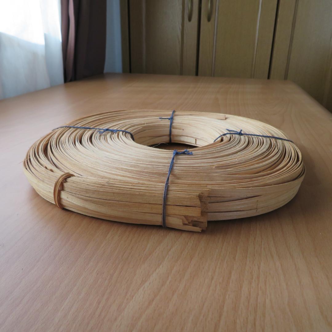 バスケット材料　リード　5点まとめて　約2,200g　木製　かご籠