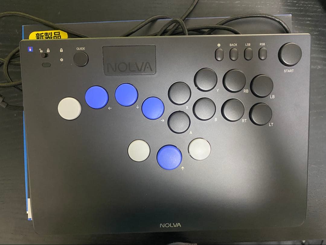 HORI NOLVA レバーレスコントローラー　黒/青