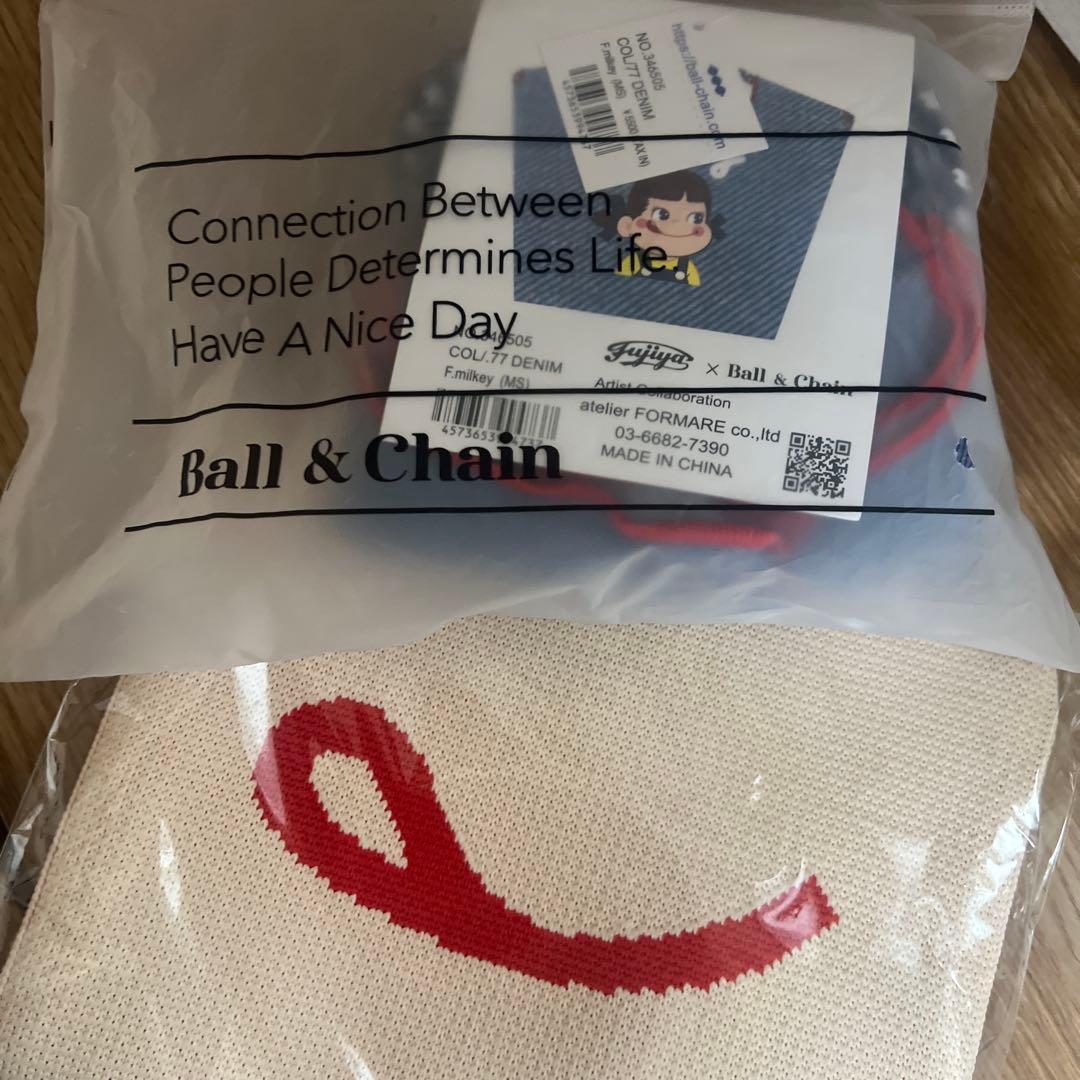 Ball & Chain エコバッグ ぺこちゃん限定　デニム