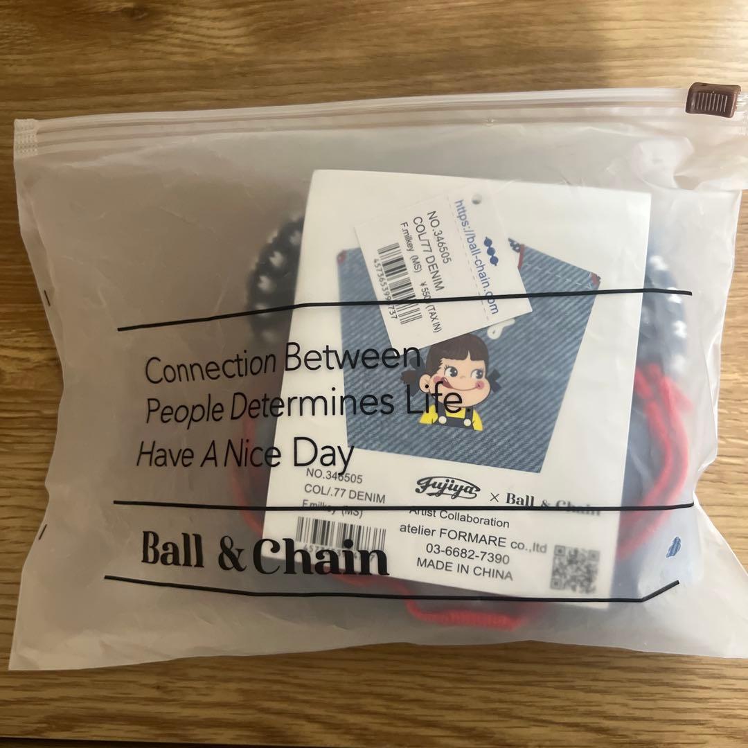 Ball & Chain エコバッグ ぺこちゃん限定　デニム