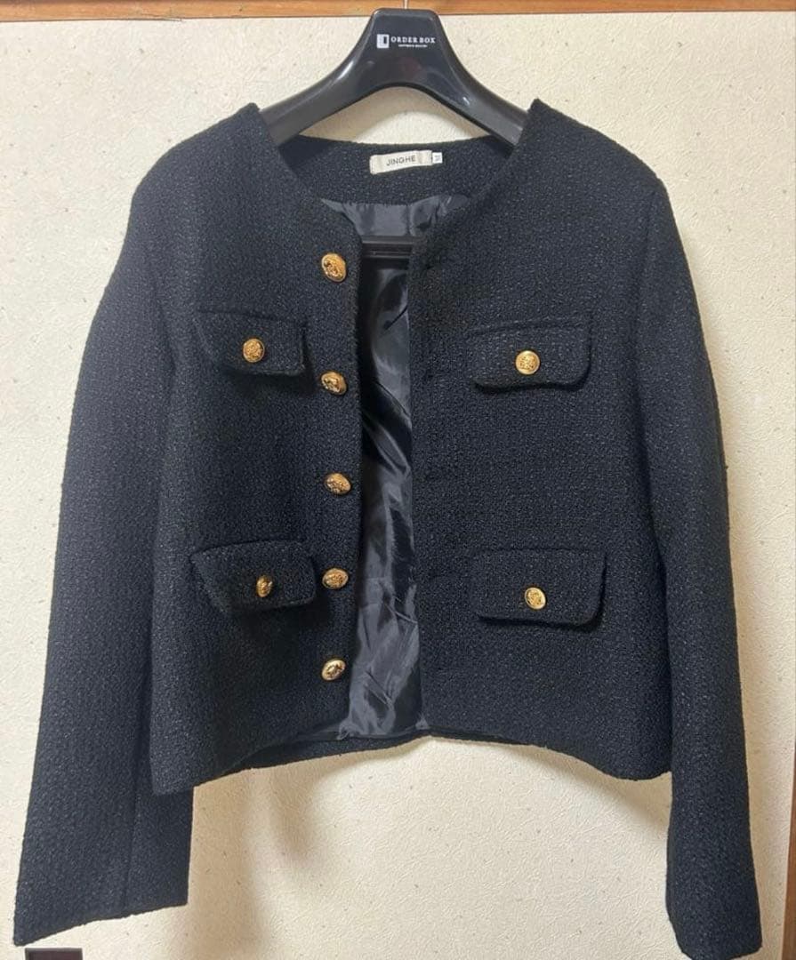 ALUDE ツイードジャケット