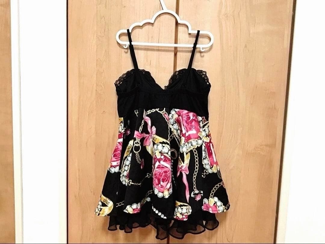 MARS♡カタログ掲載♡柄厳選♡Ring柄♡リング柄♡胸元リボン♡キャミトップス