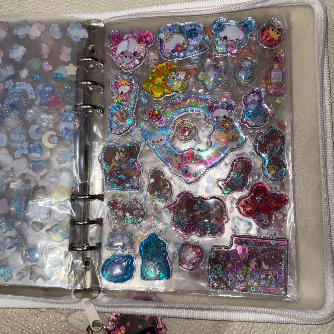 シール 帳完成形一冊 ストラップ付き