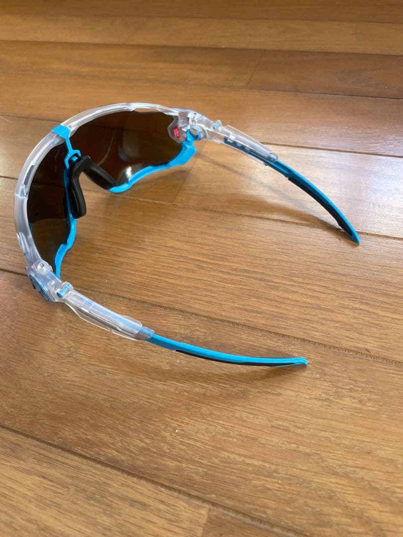 スポーツサングラス クリア/ブルー レンズ付き