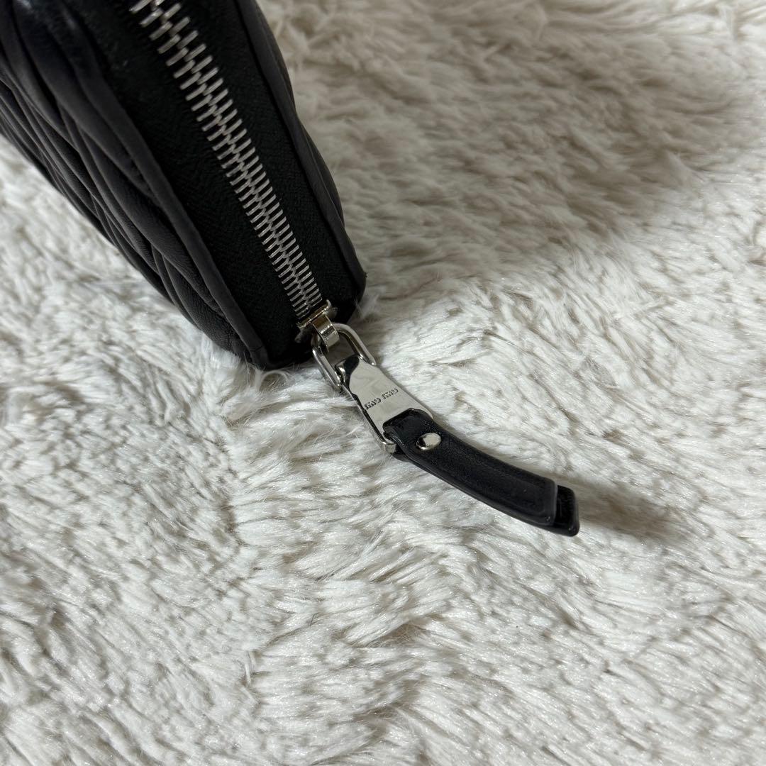 ⭐️未使用級⭐️　MIU MIU ミュウミュウ 長財布 マテラッセ ブラック