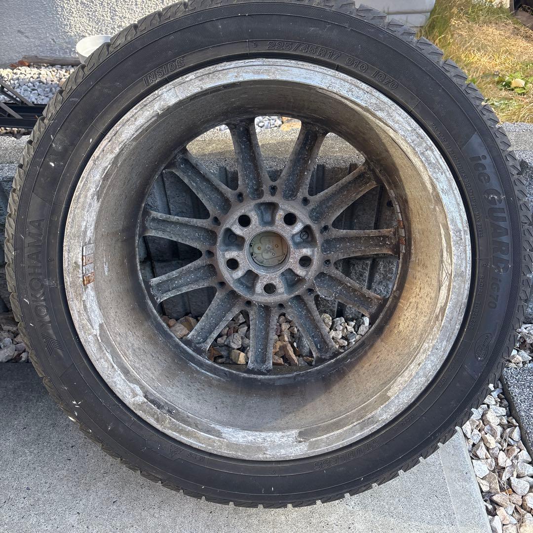 17クラウン 純オプホイール スタッドレス付