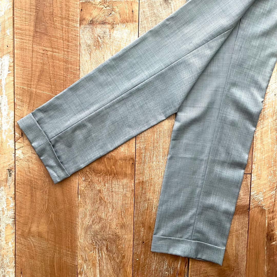 【美品】INCOTEX SUPER130'S ウール スラックス パンツ 46