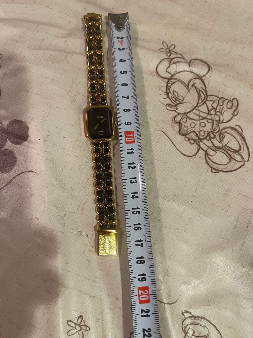 CHANEL プルミエール L ゴールド/ブラック 時計