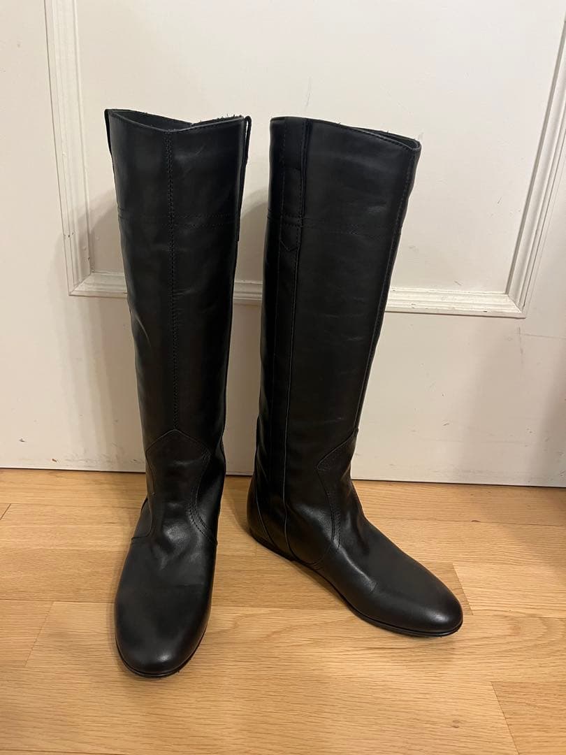 【未使用（試着のみ）】ファビオルスコーニ　ロングブーツ　ブラック　38