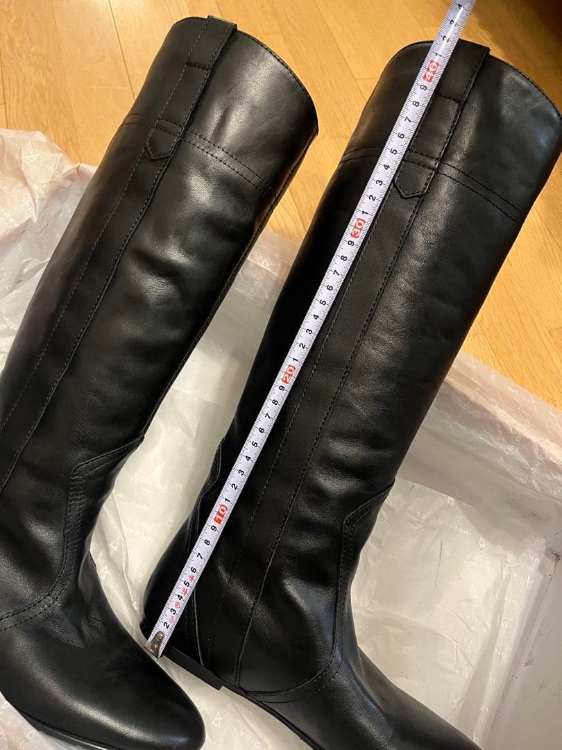 【未使用（試着のみ）】ファビオルスコーニ　ロングブーツ　ブラック　38