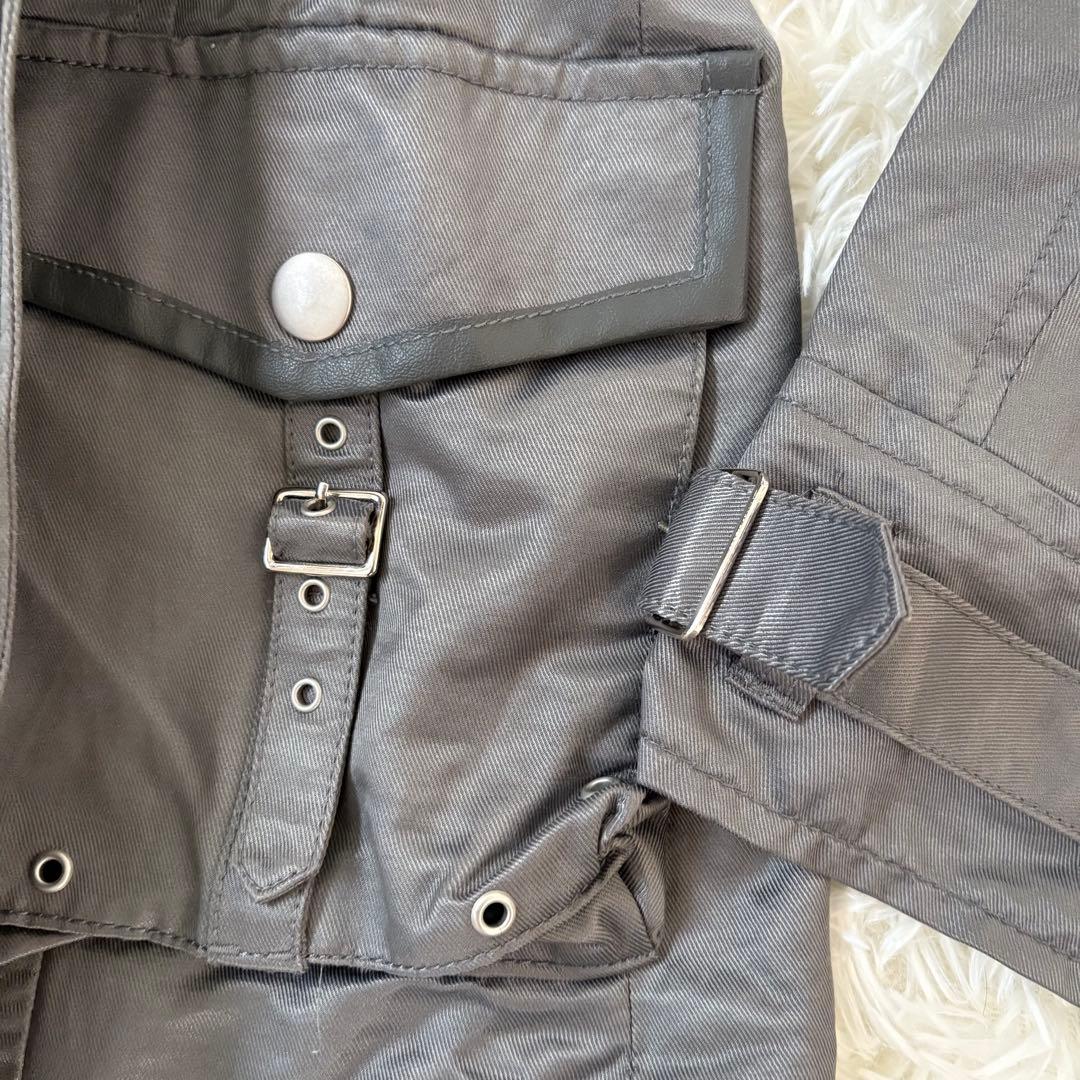 極美品☆トルネードマート　ファー付きジャケット　y2k M65 2way ベルト