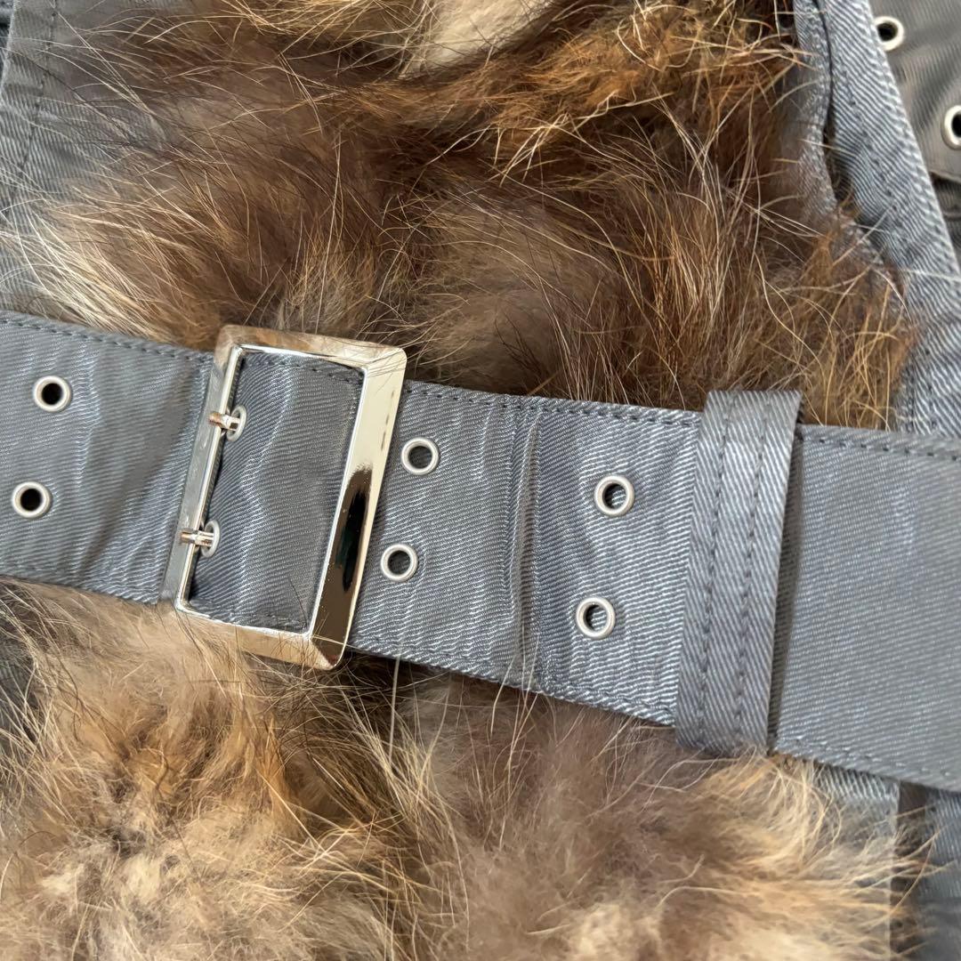 極美品☆トルネードマート　ファー付きジャケット　y2k M65 2way ベルト