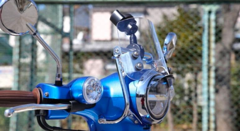 キジマ スクリーンメーターバイザースーパーカブ50/110 AA09/JA44)