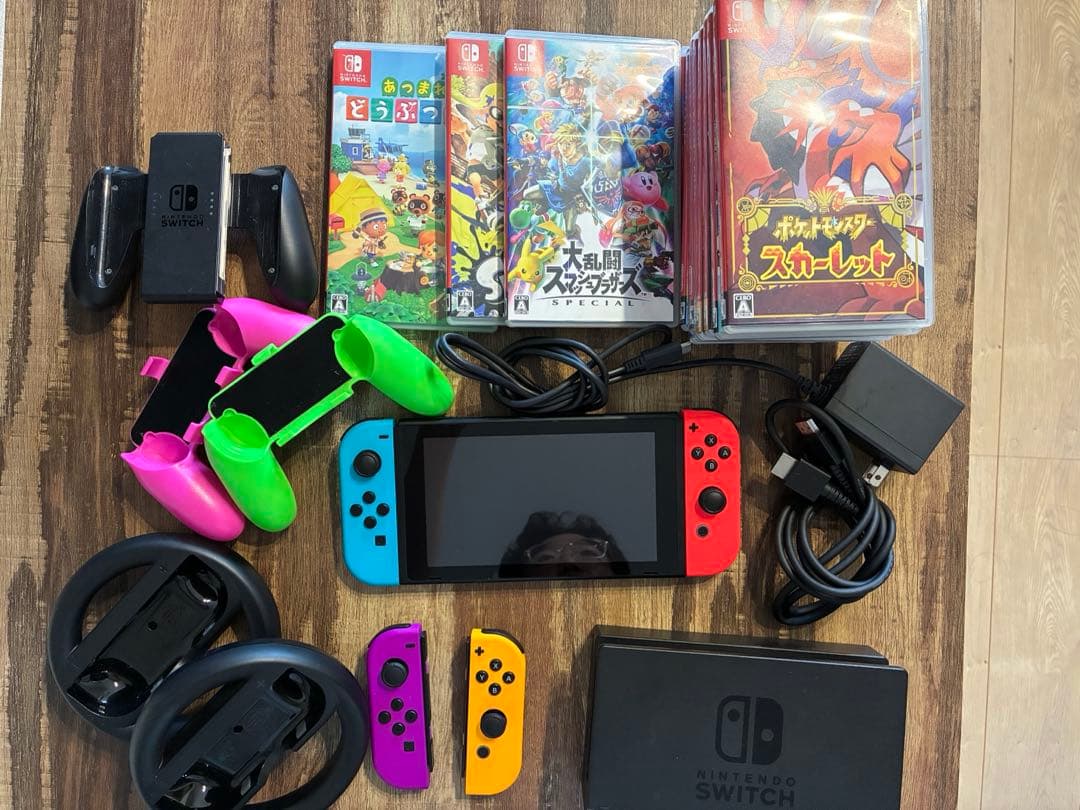 Nintendo Switch 本体、Joy-Con×2、ソフトセット