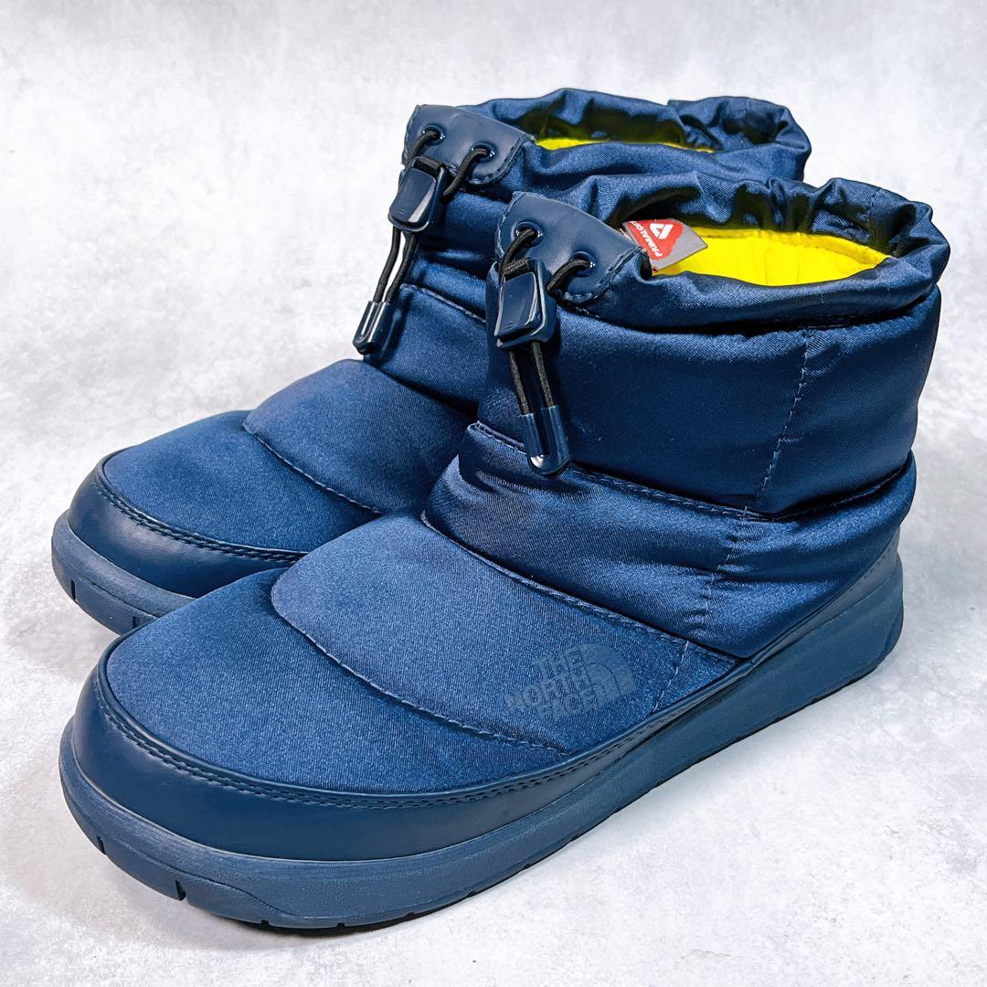 美品【ノースフェイス】ヌプシブーツ (25) ウィンターブーツ　防水　ネイビー