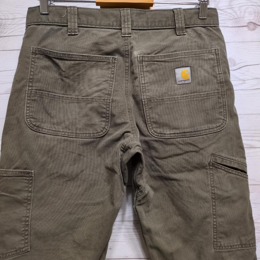 カーハート ダブルニー ペインターパンツ ダック W32 モスグリーン MOS