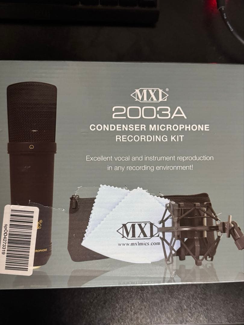 MXL 2003A コンデンサーマイク録音キット