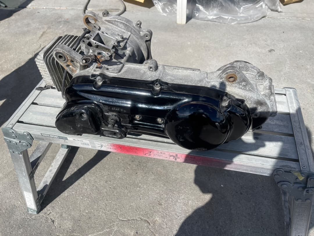 2スト　アドレス110 CF11A エンジン実動