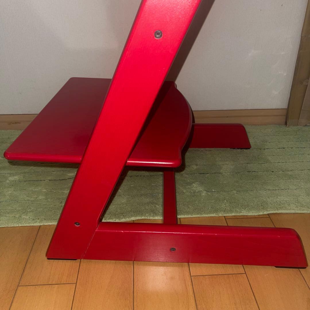 【良品】ストッケ トリップトラップ ハイチェア　レッド　S/N シリアル6