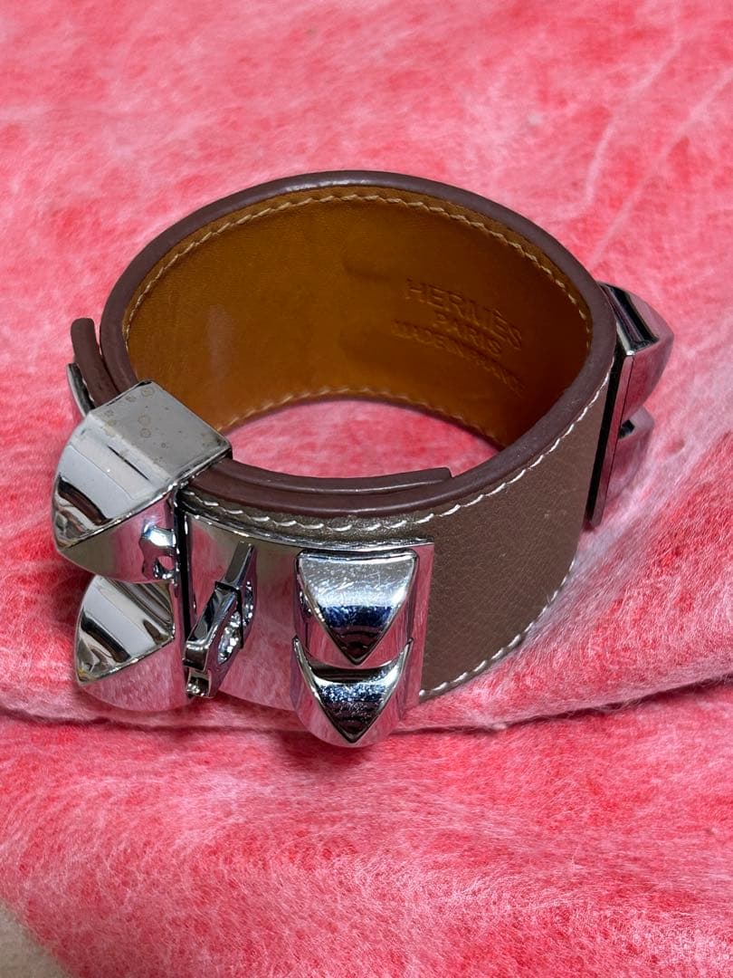 t*u様 刻印あり　スタッズレザー ブレスレット