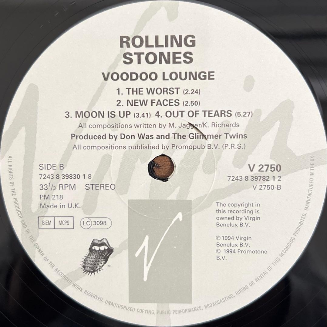 【2LP/EU盤】Rolling Stones / Voodoo Lounge