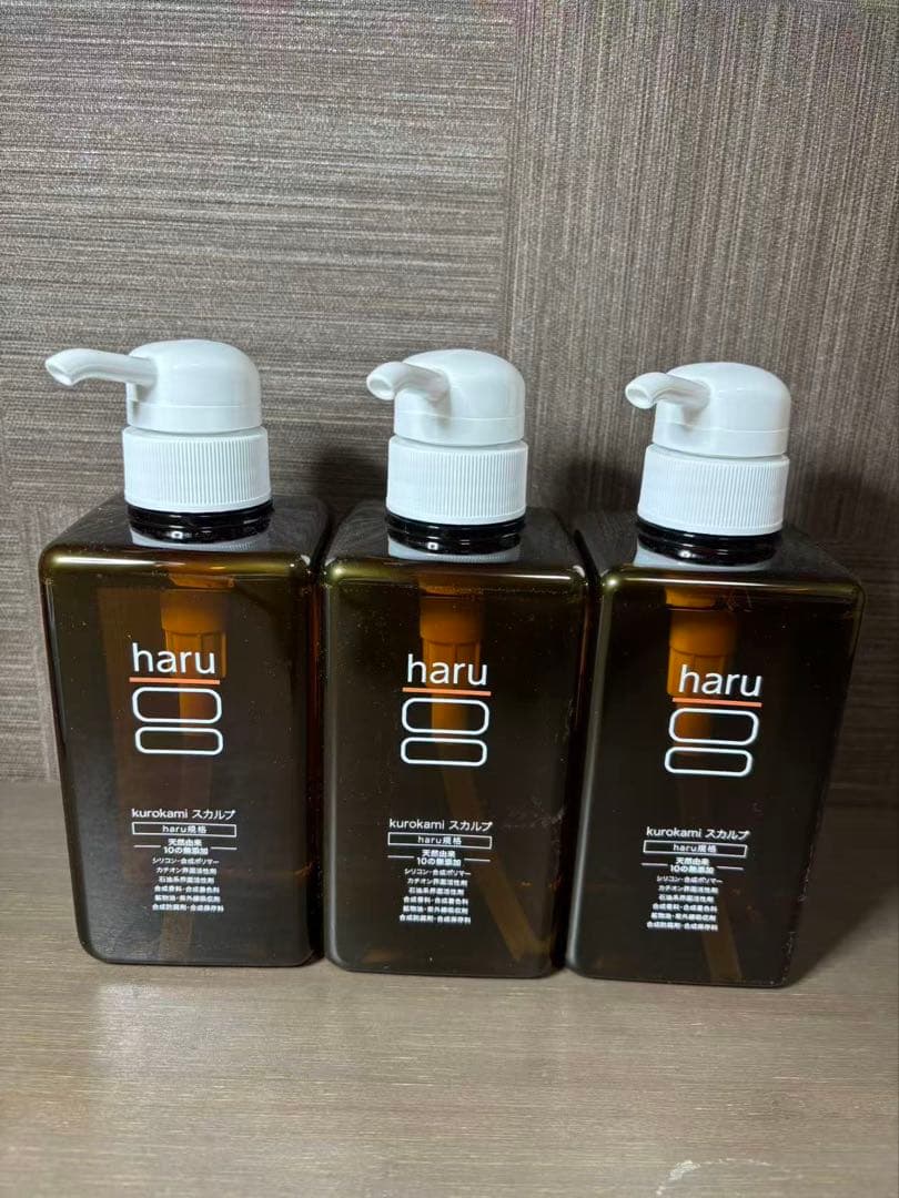 ⚪︎haru シャンプー 500ml 3本セット