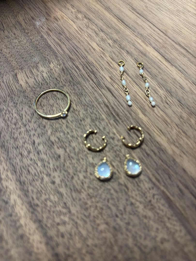 agete、ete イヤリング指輪セット