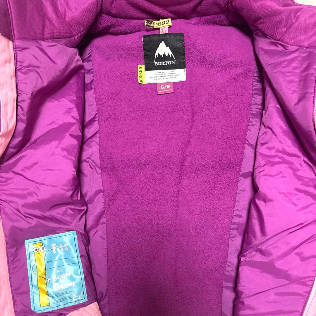 Burton キッズ　スノーウェアセット　5/6 110㎝