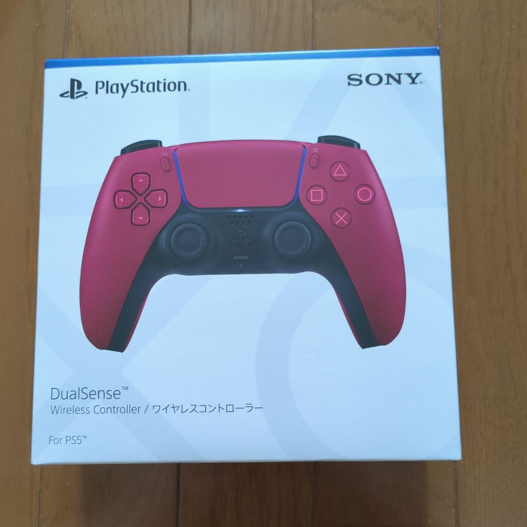 PS5純正 コントローラ コズミックレッド