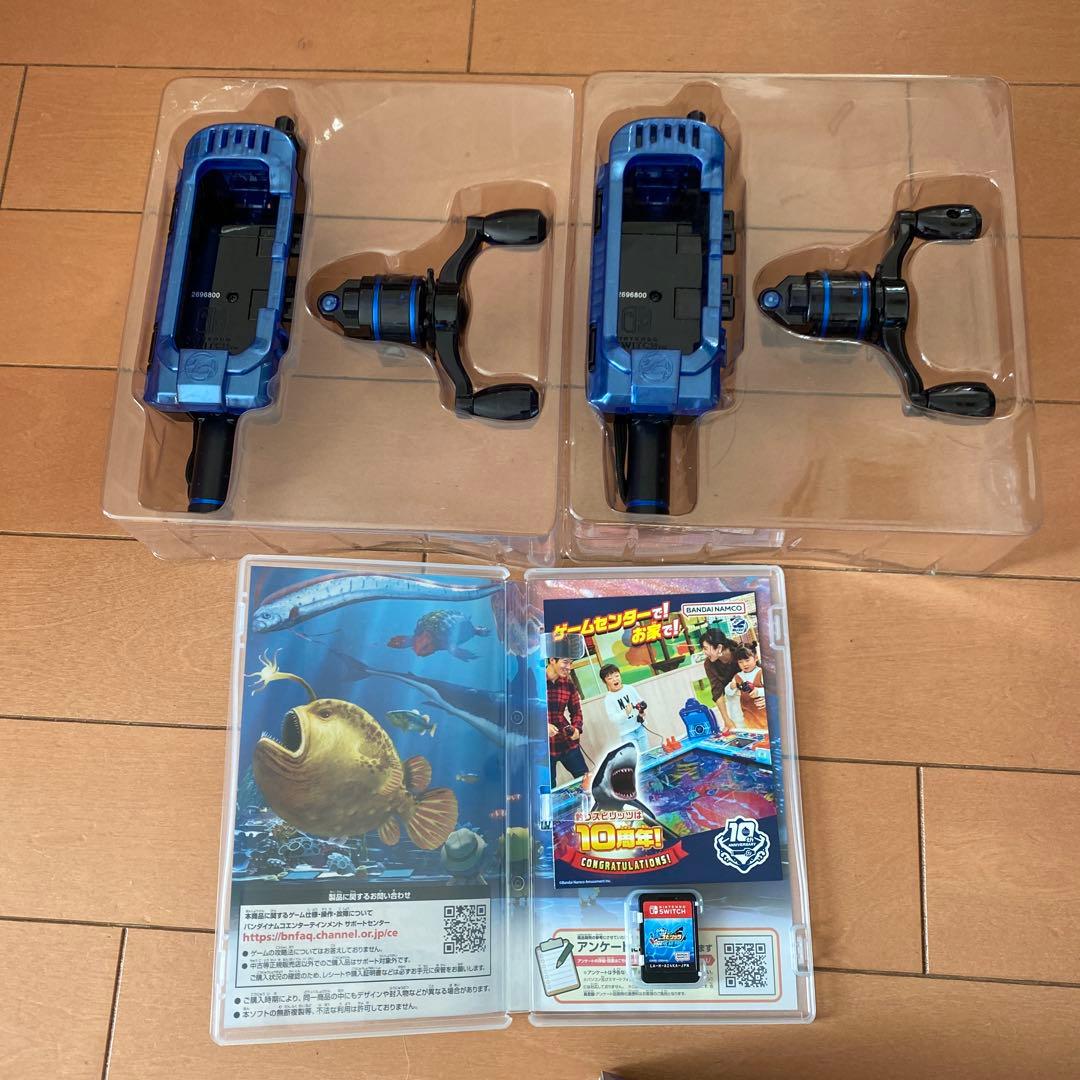 【Nintendo Switch】釣りスピリッツ　ソフトと専用サオコン2本セット