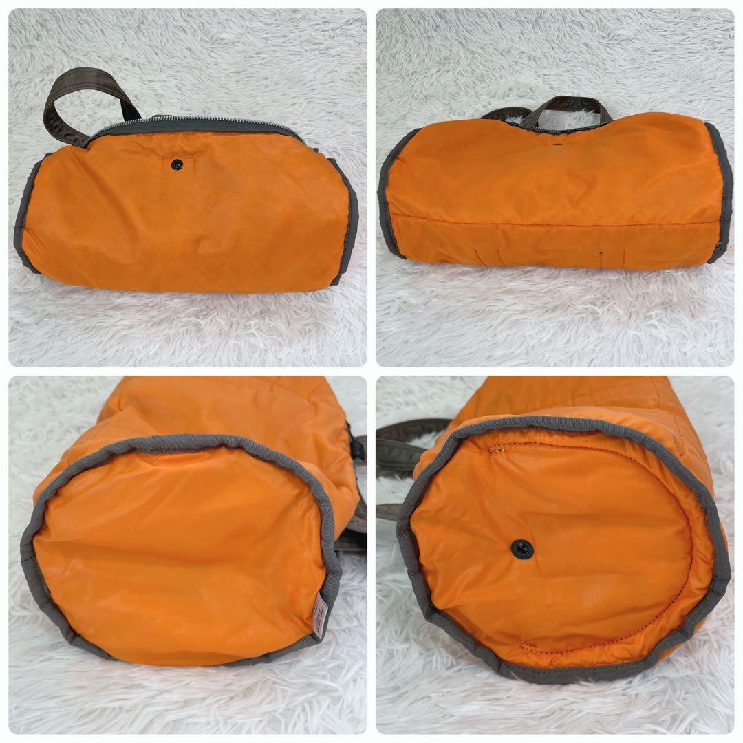 希少 ポーター タンカー ドラム ミニボストン S シルバーグレー 男女兼用