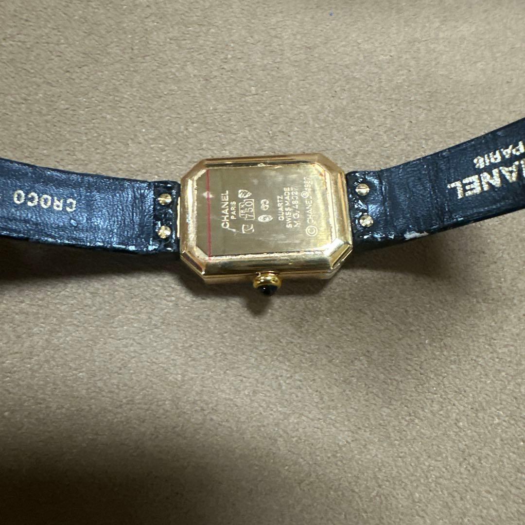 シャネル CHANEL　18k　レディース　プルミエール腕時計　１８金