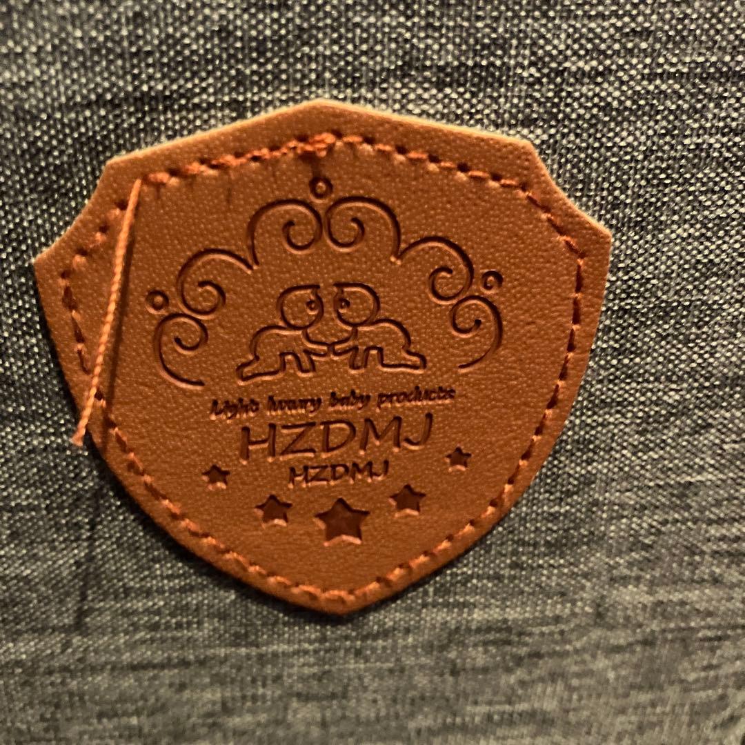 HZDMJ ベビーベッド グレー 動物柄