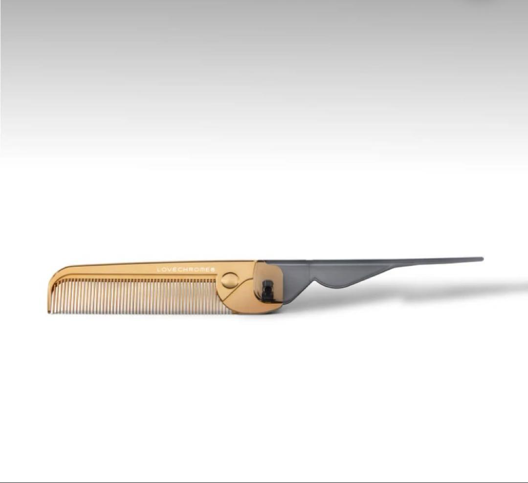 ラブクロム　K24バングスコーム ゴールド＆フレグランス2本　巾着バック付き