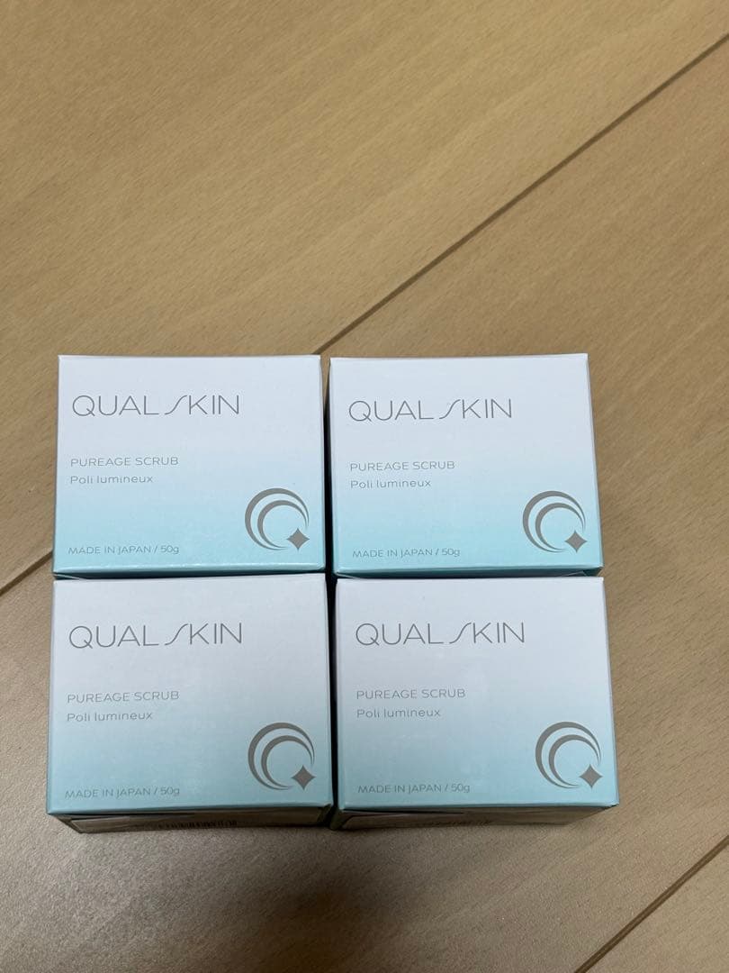 QUALSKIN ピュアージュスクラブ 50g４個セット