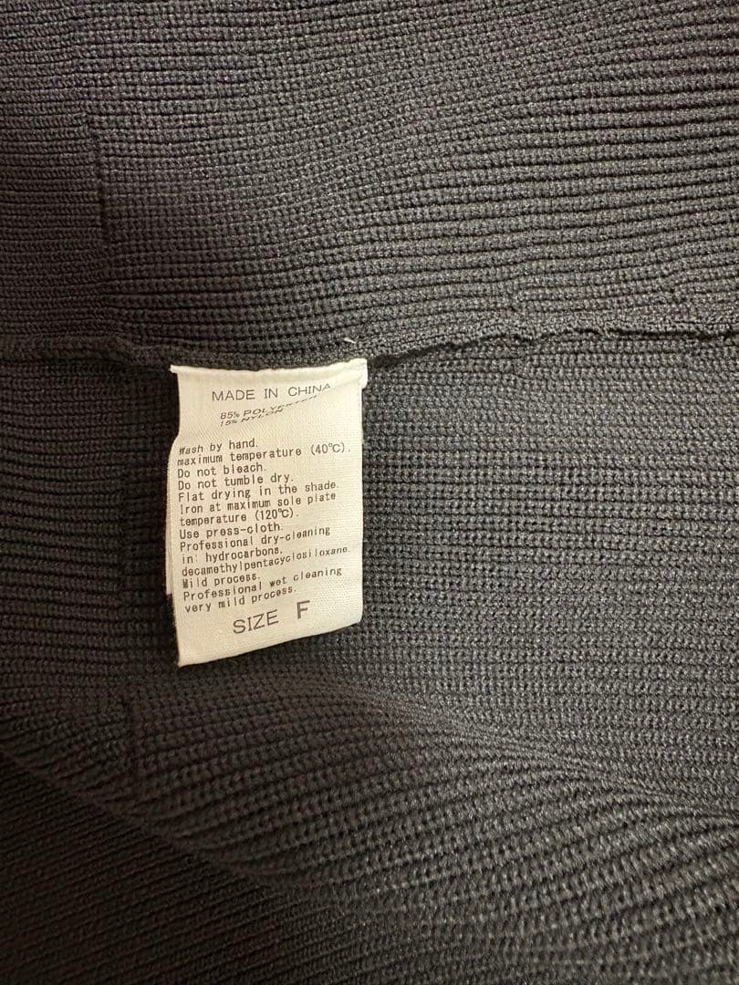 【完売品】ADAM ET ROPE' アダムエロペ ミドルニットジレ ブラック