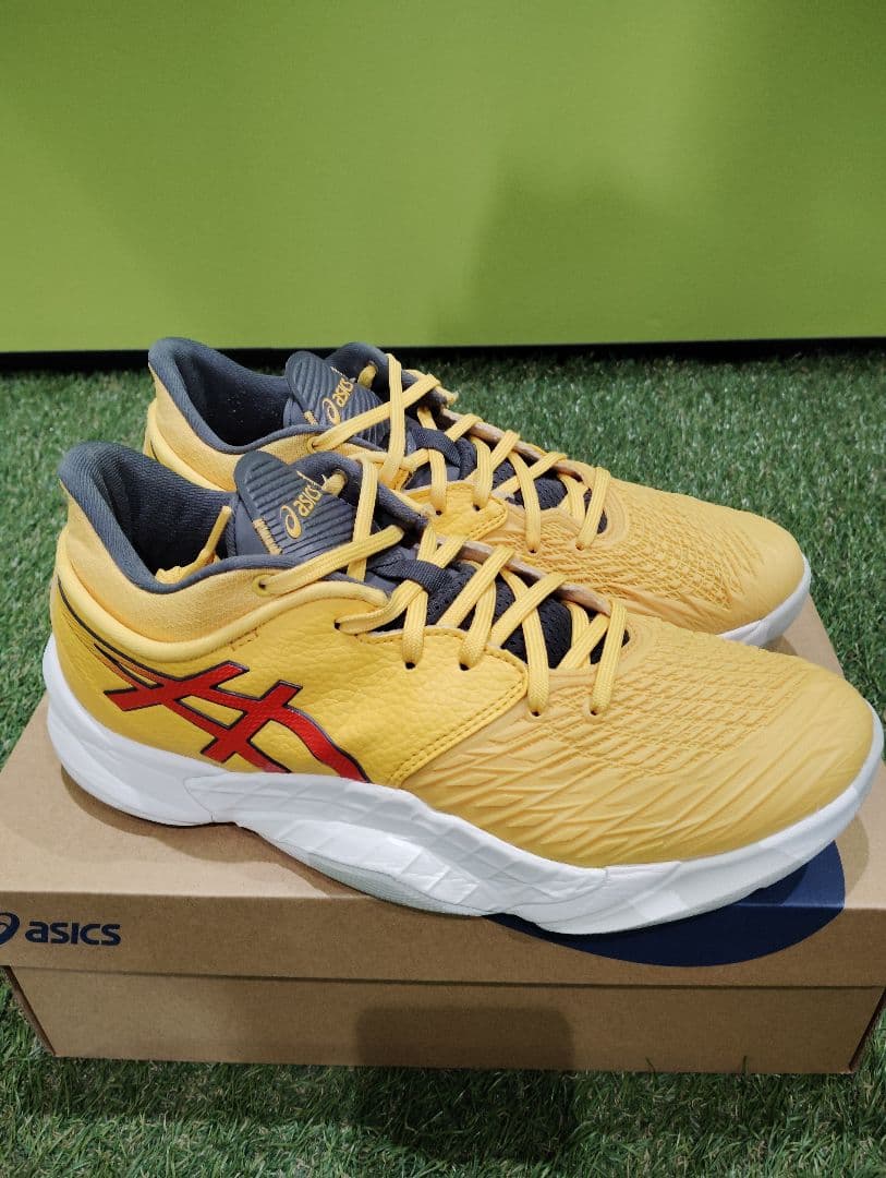asics アンプレアルスlow 限定カラー イエロー